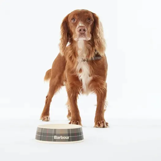 Barbour Tartan Pet Bowl